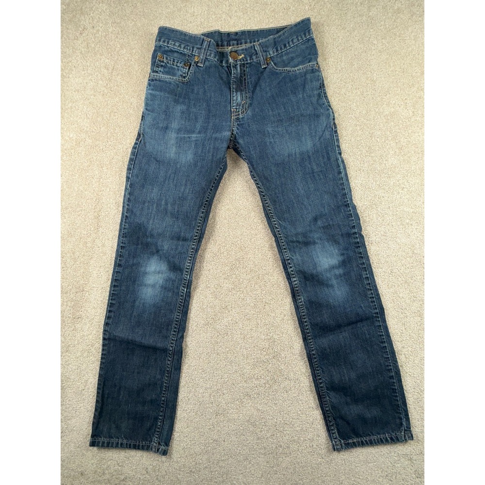 Levi's 511 Jeans Womens 14 27x27 Blue Denim Cotton All Day Comfort Skinny Leg